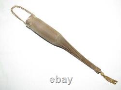 03F23 ANCIEN VASE BRONZE FEMME ART NOUVEAU BOUQUETIÈRE A SUSPENDRE VOITURE XIXe
