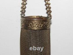 03F23 ANCIEN VASE BRONZE FEMME ART NOUVEAU BOUQUETIÈRE A SUSPENDRE VOITURE XIXe
