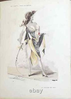 1901, Japhet, En scène, Les petites femmes de Revues, dessins art nouveau