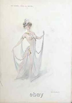 1901, Japhet, En scène, Les petites femmes de Revues, dessins art nouveau