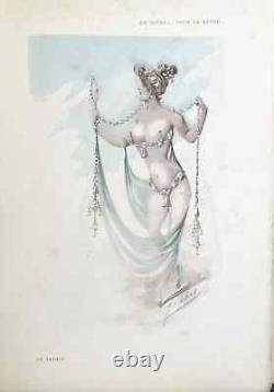 1901, Japhet, En scène, Les petites femmes de Revues, dessins art nouveau