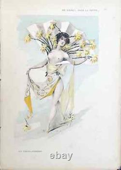 1901, Japhet, En scène, Les petites femmes de Revues, dessins art nouveau