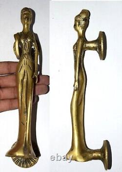 26.7cm Femme Placard Tirer Laiton Princesse Figurine Barres Porte Poignée Paire