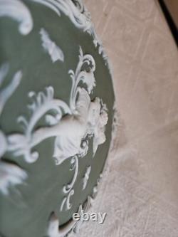 2 Plaques Wedgwood Biscuit Cameé Style Art Nouveau Femme Angelot A L'antique