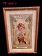 Ancienne Affiche Champagne Vve Devaux Epernay Femme Art Nouveau No Mucha Ep. 1900