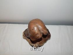 ANCIEN BUSTE en TERRE CUITE Art Nouveau Goldscheider Jeune FEMME Signée GORY