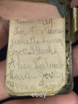 Ancien Carnet De Bal Art nouveau/accessoire femme/old dance card