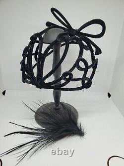 Ancien accessoire de mode chapeau coiffe coiffure bibi couture art nouveau déco