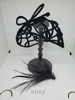 Ancien accessoire de mode chapeau coiffe coiffure bibi couture art nouveau déco