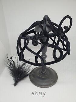Ancien accessoire de mode chapeau coiffe coiffure bibi couture art nouveau déco