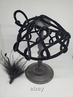 Ancien accessoire de mode chapeau coiffe coiffure bibi couture art nouveau déco