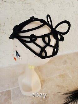 Ancien accessoire de mode chapeau coiffe coiffure bibi couture art nouveau déco