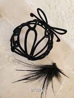 Ancien accessoire de mode chapeau coiffe coiffure bibi couture art nouveau déco