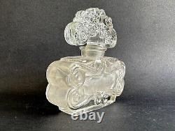 Ancien flacon de parfum cristal art nouveau Rival Paris Huis clos belle de jour