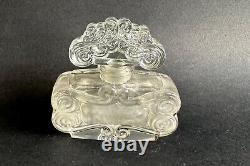 Ancien flacon de parfum cristal art nouveau Rival Paris Huis clos belle de jour