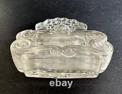 Ancien flacon de parfum cristal art nouveau Rival Paris Huis clos belle de jour