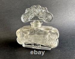 Ancien flacon de parfum cristal art nouveau Rival Paris Huis clos belle de jour