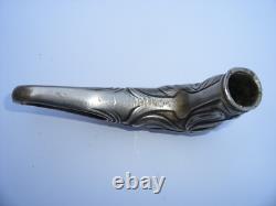 Ancien pommeau de canne érotique 2 femmes lesbiennes s'embrassant art nouveau