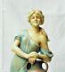 Art Nouveau Bernard Bloch Figurine Statuette Céramique Femme Porteuse D'eau