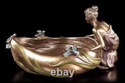 Art Nouveau Coquille Femme Assis À Bac Veronese Elfes Ondines Coupe à Bijoux