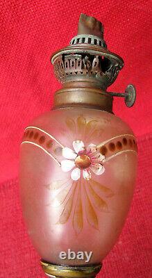 Art Nouveau Emile Bruchon Lampe Ancienne Femme Drapee