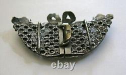 BOUCLE de CEINTURE, art nouveau, ancienne boucle de ceinture Piel Frères, P F