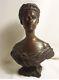 Bronze Domenico Mastroianni 1876-1962 Buste Femme Art Nouveau 1902 Paris Signé