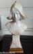 Beau Buste Femme Art Nouveau Jugendstil Albatre Xixéme