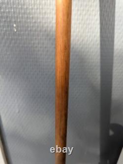 Belle et ancienne canne de femme dandy Art Nouveau pommeau en argent 82 CM
