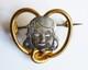 Broche Art Nouveau 1900 Avec Tête De Femme Masque Brooch Modern Style