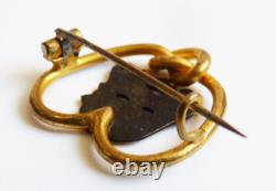 Broche ART NOUVEAU 1900 avec tête de femme masque brooch modern style