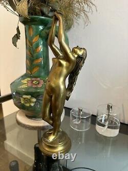 Bronze & Art Nouveau & Femme Nue & Signée Pradier