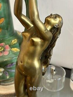 Bronze & Art Nouveau & Femme Nue & Signée Pradier