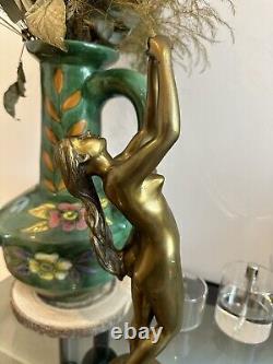 Bronze & Art Nouveau & Femme Nue & Signée Pradier