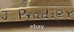 Bronze Femme Buste Patine Style Art Nouveau Victorien Sur Marbre Base Chaud Cast