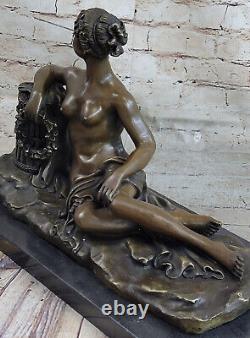 Bronze Sculpture Style Art Nouveau Nu Femme Par Canova Doré Masterpiece XL