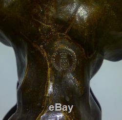 Bronze Villanis Buste Femme Rêve art nouveau cachet
