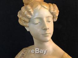 Buste Art Nouveau Femme Dans l'esprit de Goldsheider Jugendstil Vers 1900 SIMON