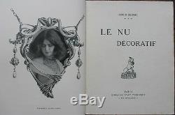 CURIOSA Serrié LE NU DECORATIF 31 photos Femmes-objets ART NOUVEAU 1911