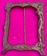 Cadre Porte Photo Art Nouveau / Laiton / Bronze Femme Fleur N°9 Xxl