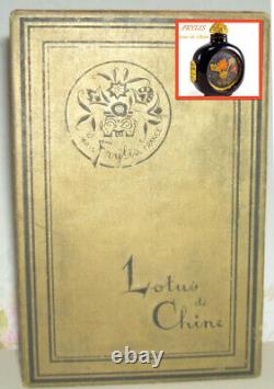 Coffret Frylis Art nouveau 1910 pour Lotus de Chine Exceptionnel