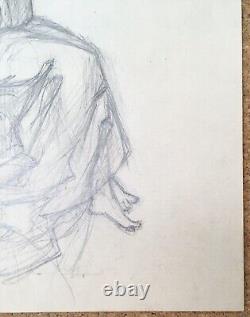 Dessin Original Portrait Femme Musicienne Violon Angelot G. Lesage Art Nouveau