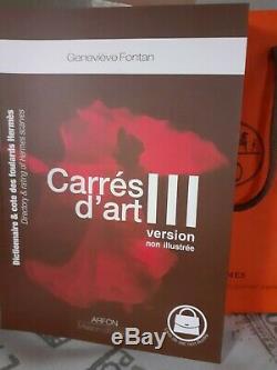 Dictionnaire et Cotation carrés d'art III Hermès