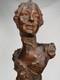 Emile Guillemin Superbe Buste Jeune Femme Terre Cuite Fin Xixè 1900 Art Nouveau