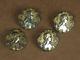 Ensemble De 4 Boutons Anciens Art Nouveau Bronze Argente Et Dore Decor Femme