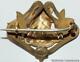 F6800 Rare Médaille Broche Art Nouveau Divinité Femme + Diamant 1900's Sup