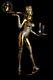 Fine Arts Wohnkultur Bronze Sculpture Figure Angelina Statue Erotique Lifesize