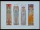 Fausto Codenotti, Femmes -1907 Planche Art Nouveau, Style Mucha