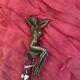 Femme Nue Assise Sur Tabouret Bronze Art Nouveau H 269 Mm (promotion)
