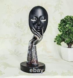 Femme Visage Statue Sculptures Modèle Creative Abstrait Design Figurine Art
